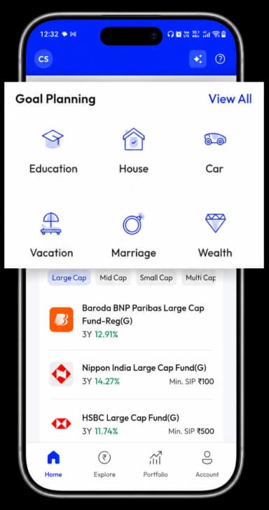 Prodigy Pro Mutual Fund Investment App Dashboard