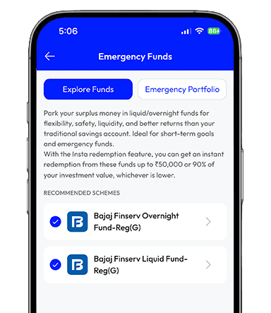 Emergency Fund Investment Solution